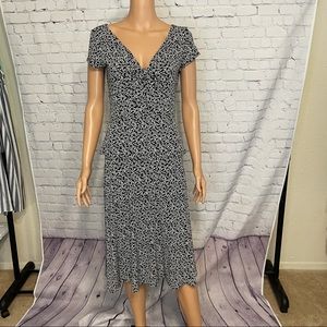 Maggie L size 8 NWOT Black & White Matching Shirt and Skirt Set
